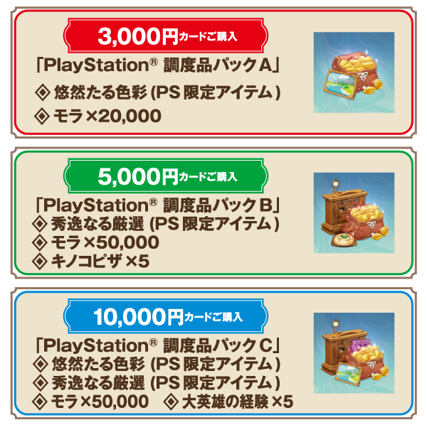 ファミリーマート プレイステーション ストアカード 原神 特典ボーナス プレゼントキャンペーン